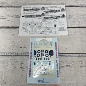 Superscale Decals 48617 1/48 Scale Spitfire XIV Aces Johnson, Charney, Newbery+